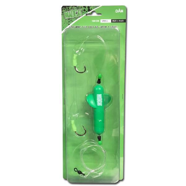 Madcat Screaming Basic River Rig | Worm & Squid | Maat L | 60g