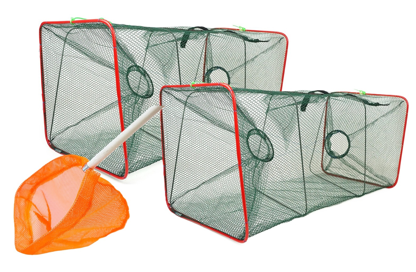 Eurocatch Kreeft & Krabben fuik 2x + schepnet