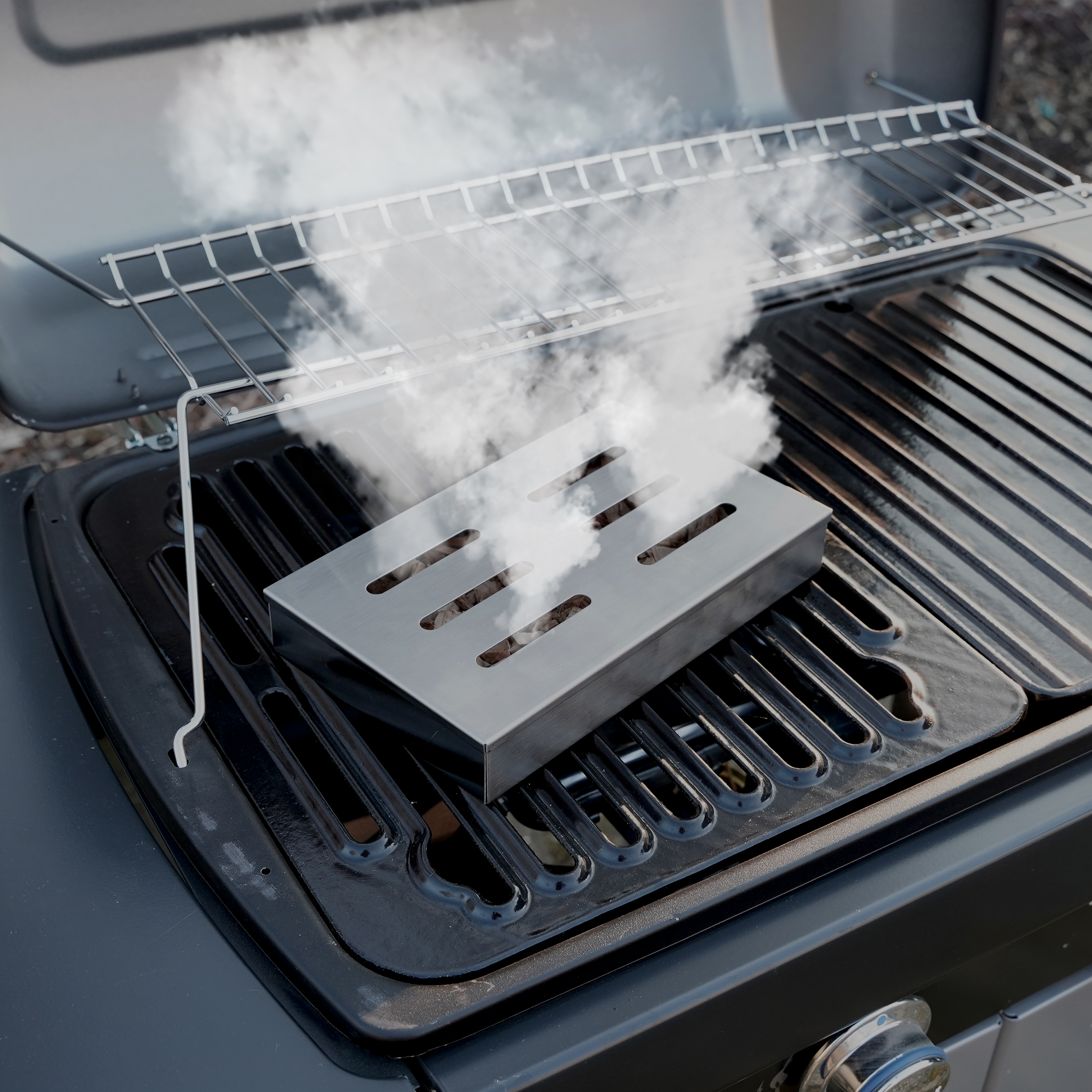 Eurocatch Rookhout Set met RVS Rookbox – Compleet met 3 x 4L Rookhout