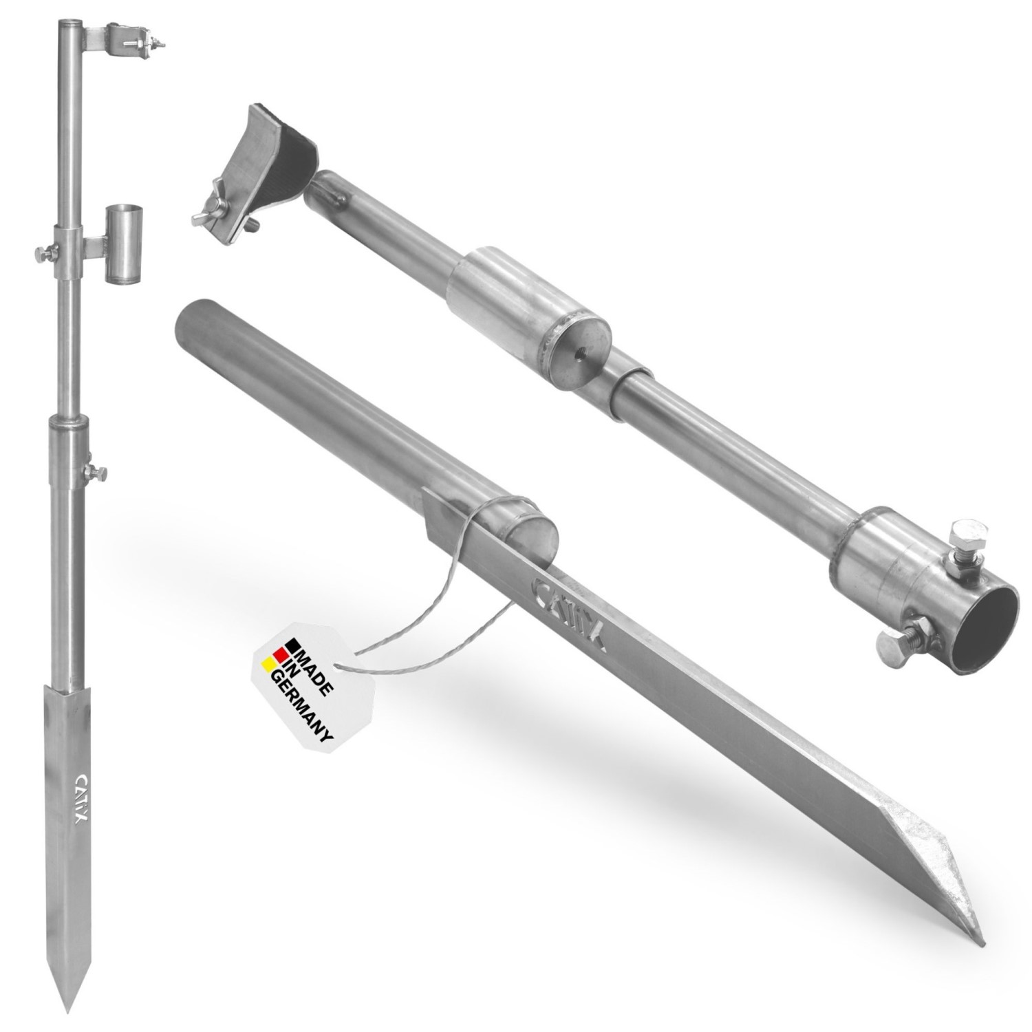 Catix - Ultra Heavy - Meerval Hengelsteun RVS - 130cm 