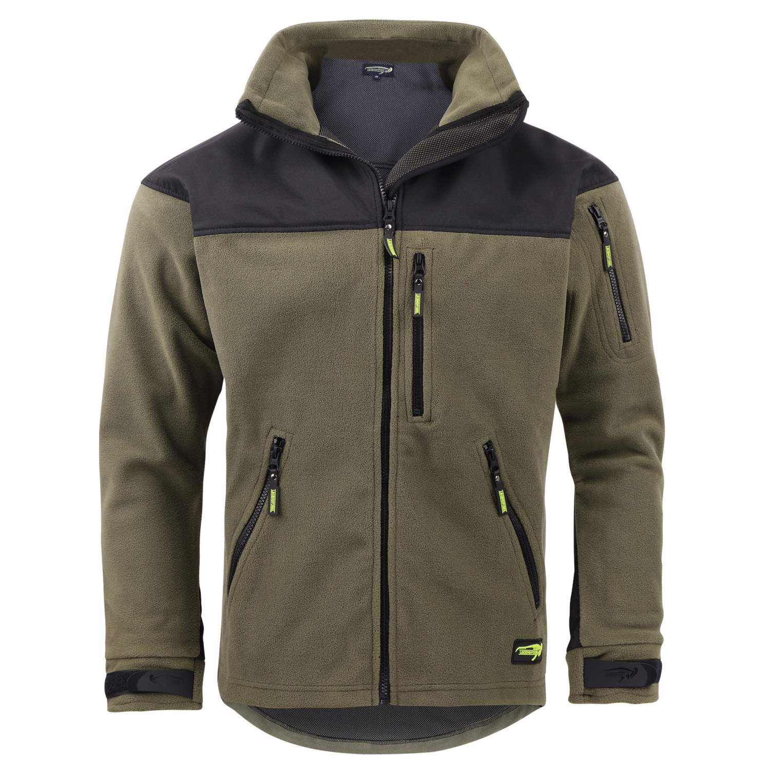 Legendfossil - Fleecejack Kalmar - Waterafstotend - Anti Pilling -  Olive Black - XL