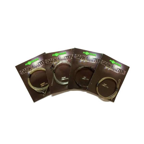 Dark Matter Leader Size 8 Ring Swivel 50cm Clear 40lb
