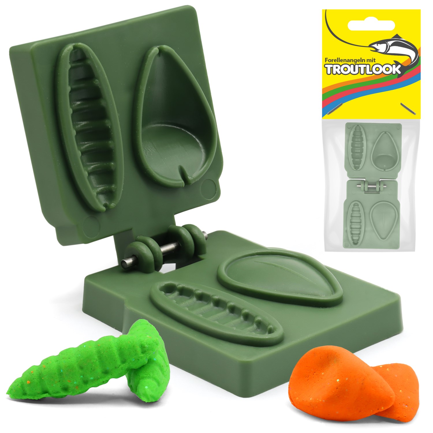 Troutlook Forellendeeg Mal - 2 vormen