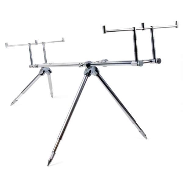 X2 Axis Rodpod 3-Rod - Verstelbaar tot 116cm - 4 verstelbare poten - Aluminium uitvoering - Karper Hengelsteun 
