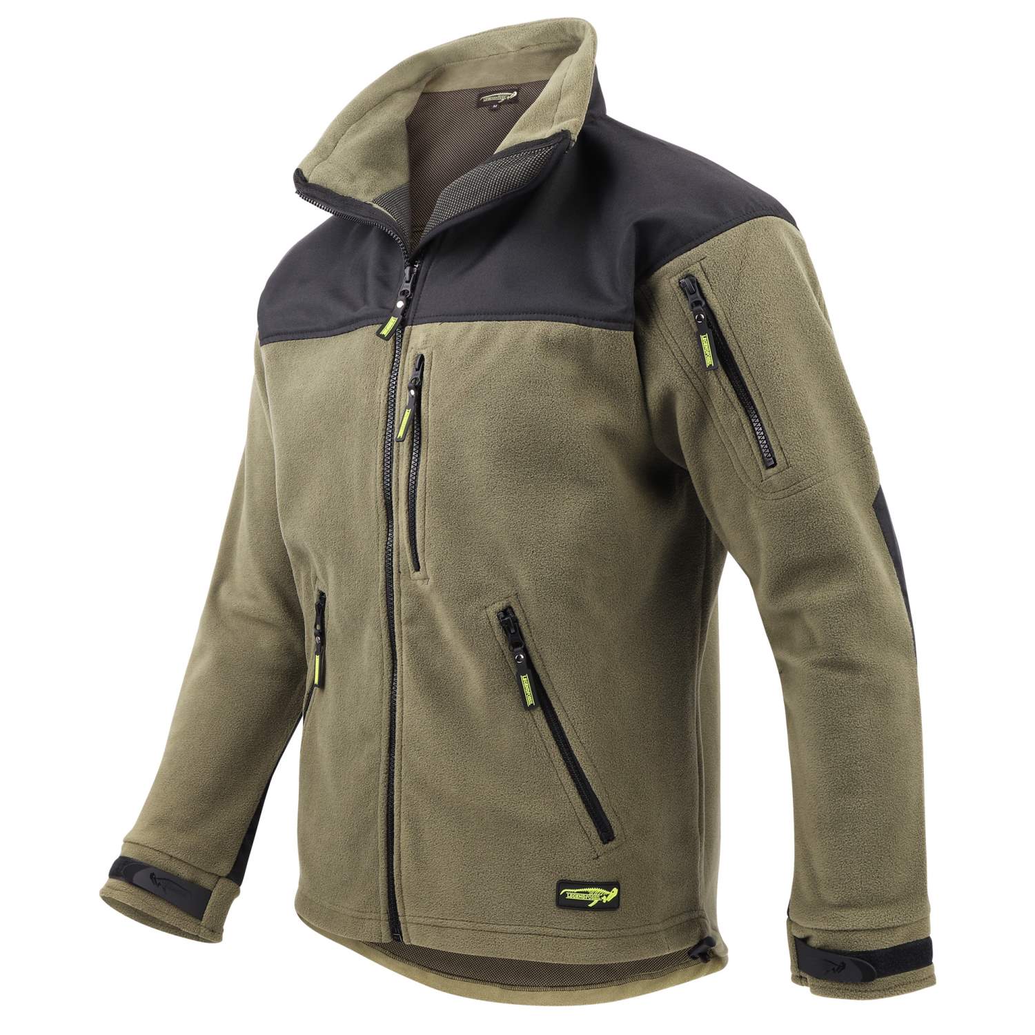 Legendfossil - Fleecejack Kalmar - Waterafstotend - Anti Pilling -  Olive Black - XL
