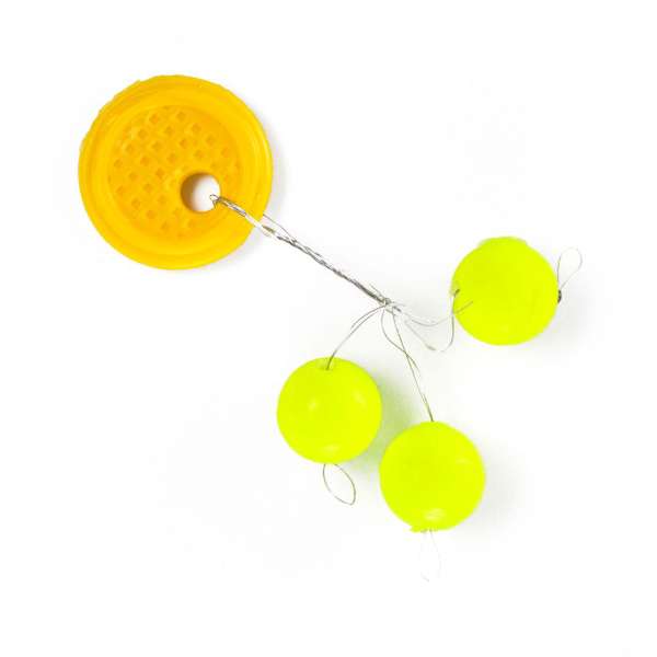 Troutlook Pilot Spion Ball | Geel | 10mm | 3 stuks