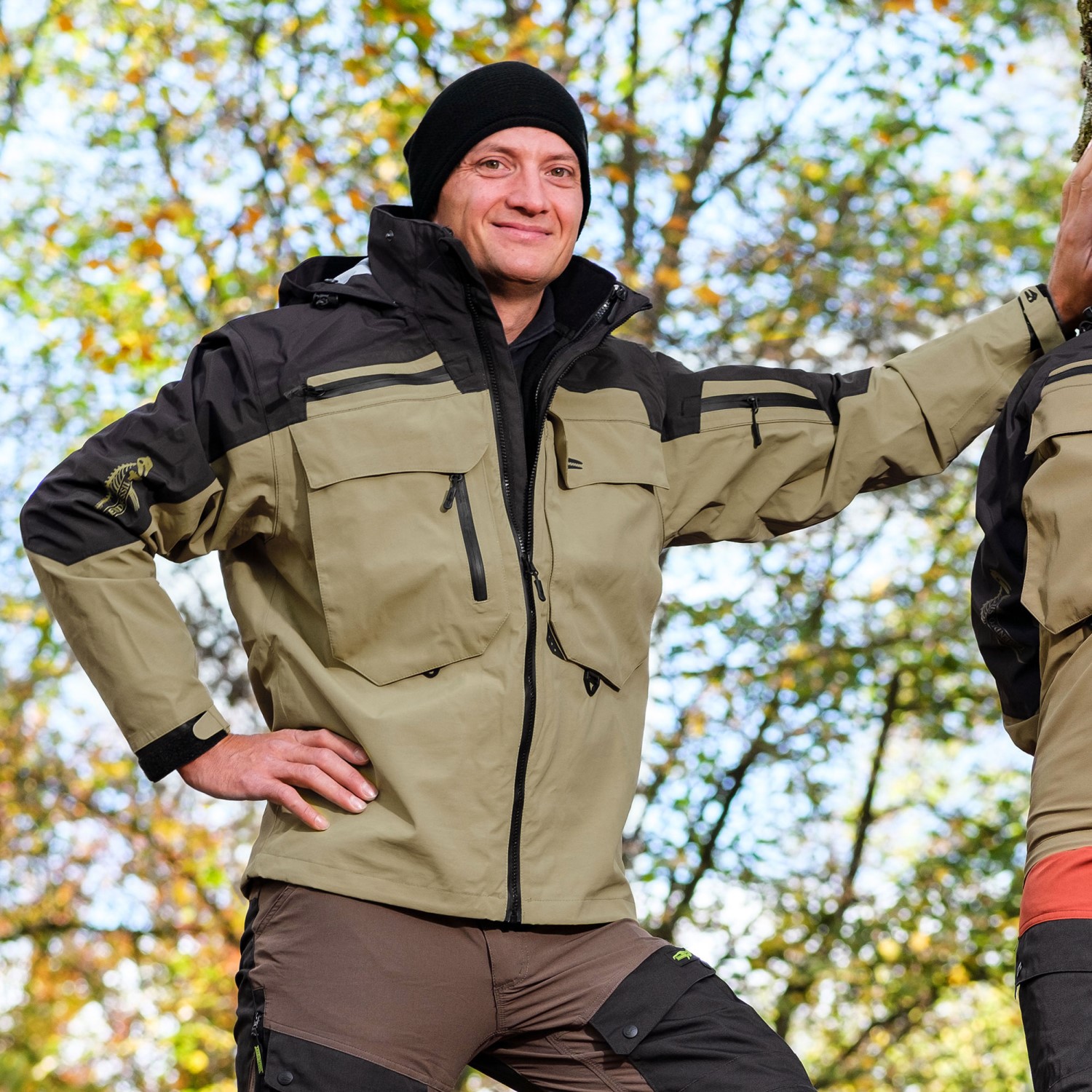 Legendfossil Outdoorjack Kenai - Waterdicht Outdoorjack - Fleecevoering - Winddicht - Desert Black _ XL