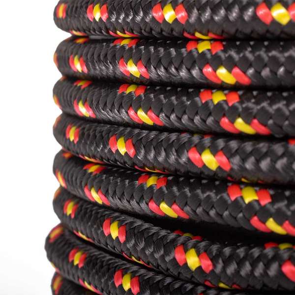 Traxis Polypropyleen Touw | Black/Red | 10mm | 10m
