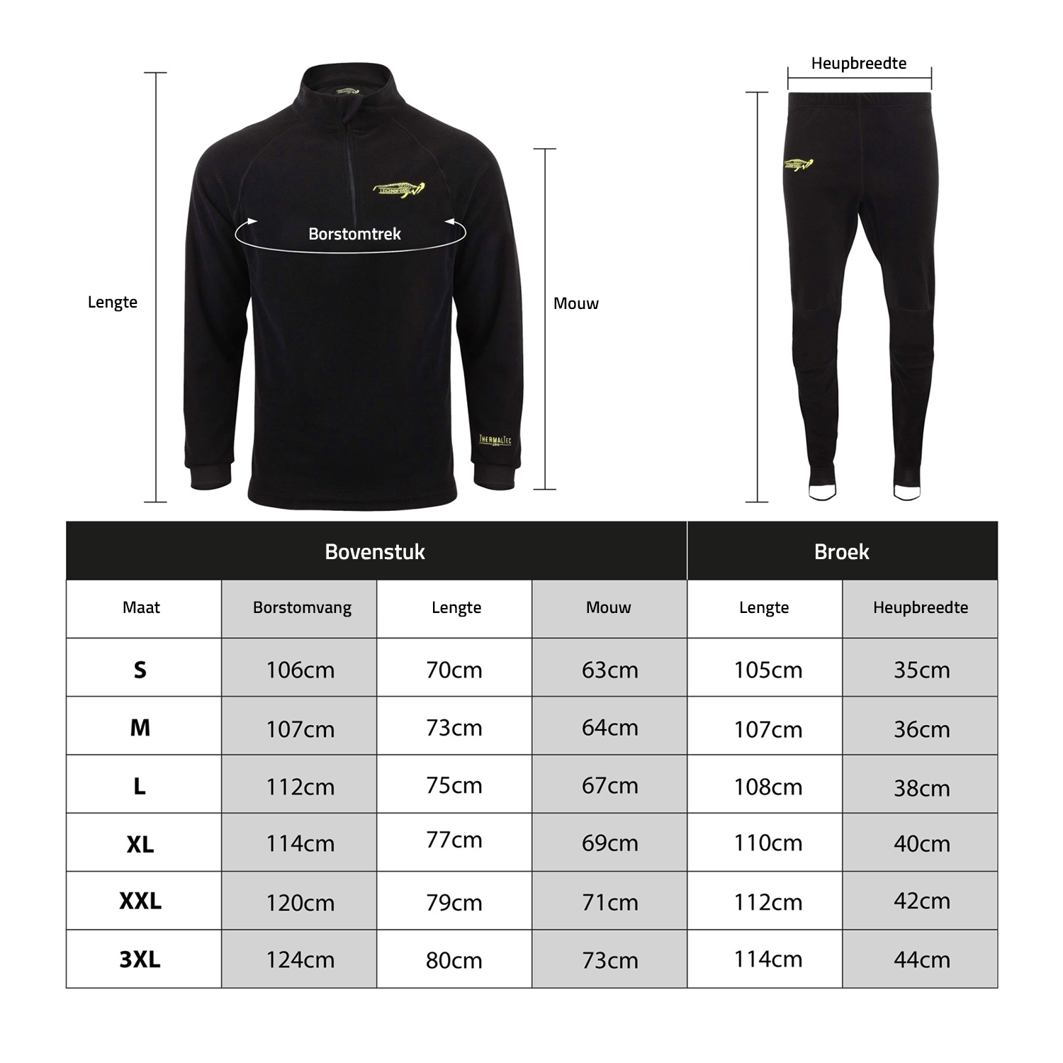 Legendfossil Thermaltec 200 | Thermo Ondergoed S