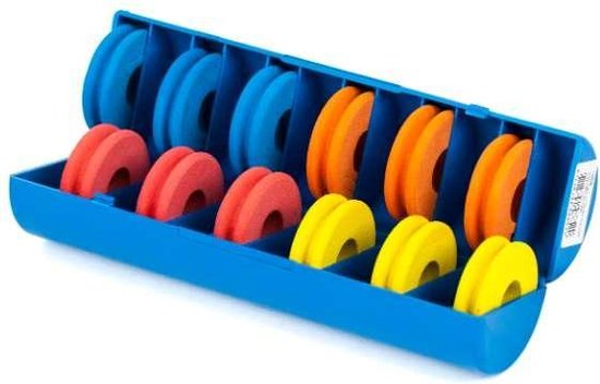 JVS ABS onderlijn houder diam. 45mm 12st. Forel en Witvis onderlijnen