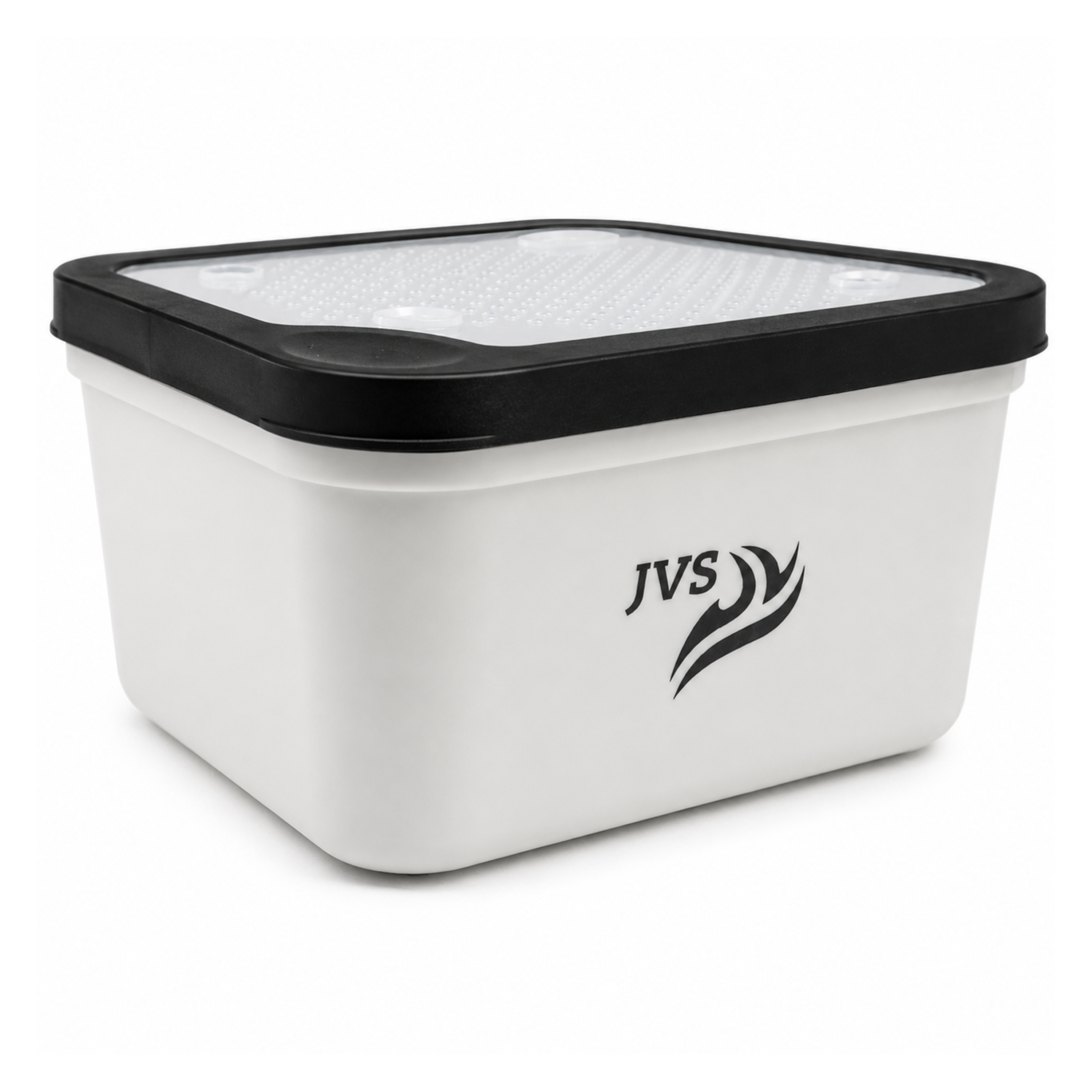 JVS Madenbak met rubber sluitrand - inclusief pellet zeef - Hoog 16.5x16.5x8.5cm 