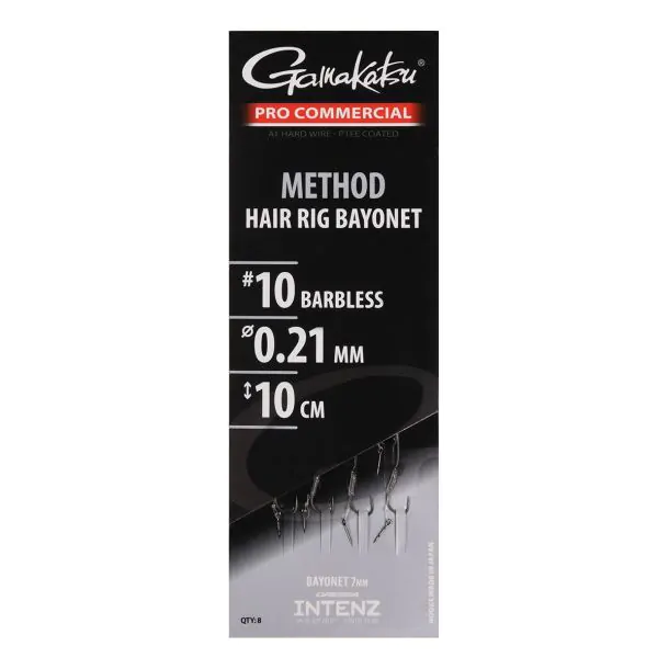 Cresta Method- Hair Rig Bayonet - Size #16-0 17mm - 10cm