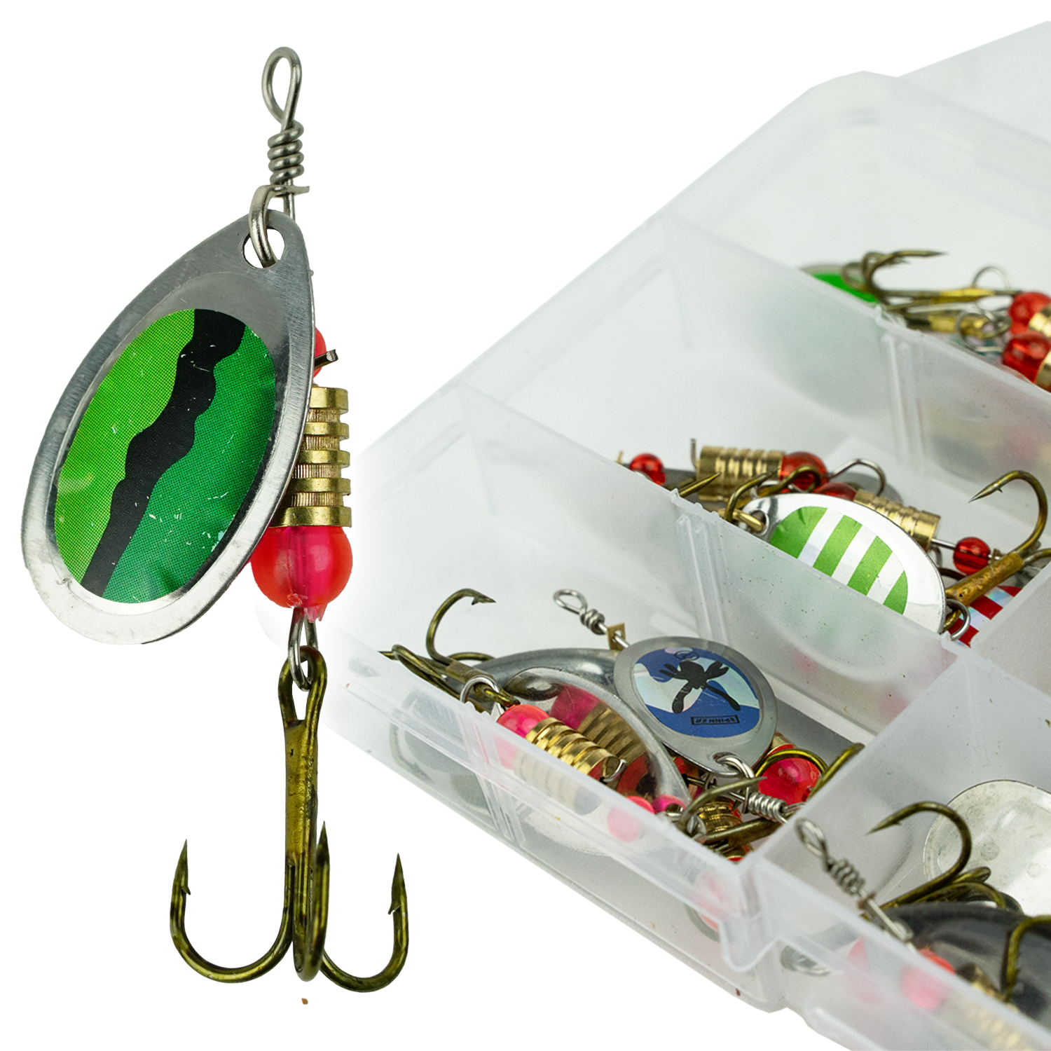 Fish-Xpro Spinner set 31-Delen Spinners incl. Tacklebox 