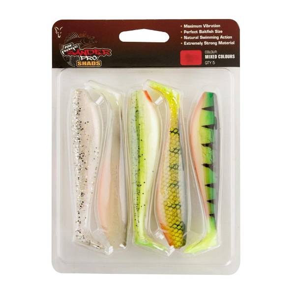 Fox Rage Zander Pro | Shads | Mixed Colour | 7.5cm