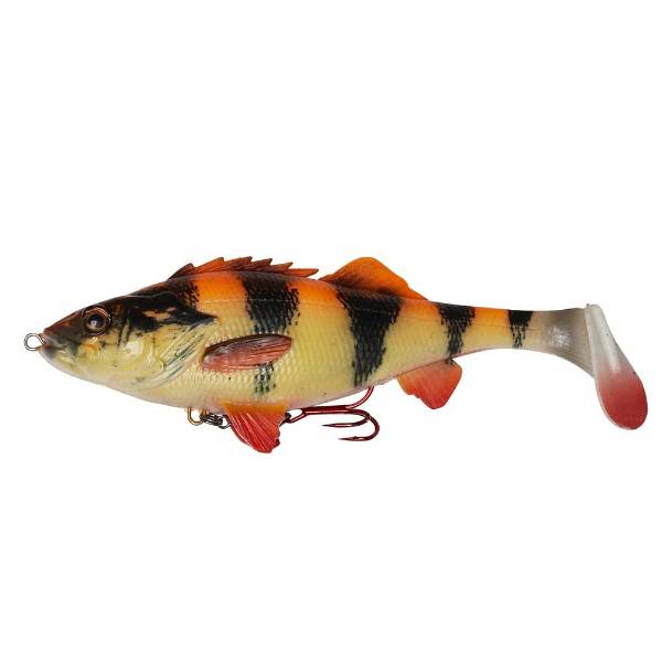 Savage Gear 4D Perch Shad | Albino | 17.5cm | 75g