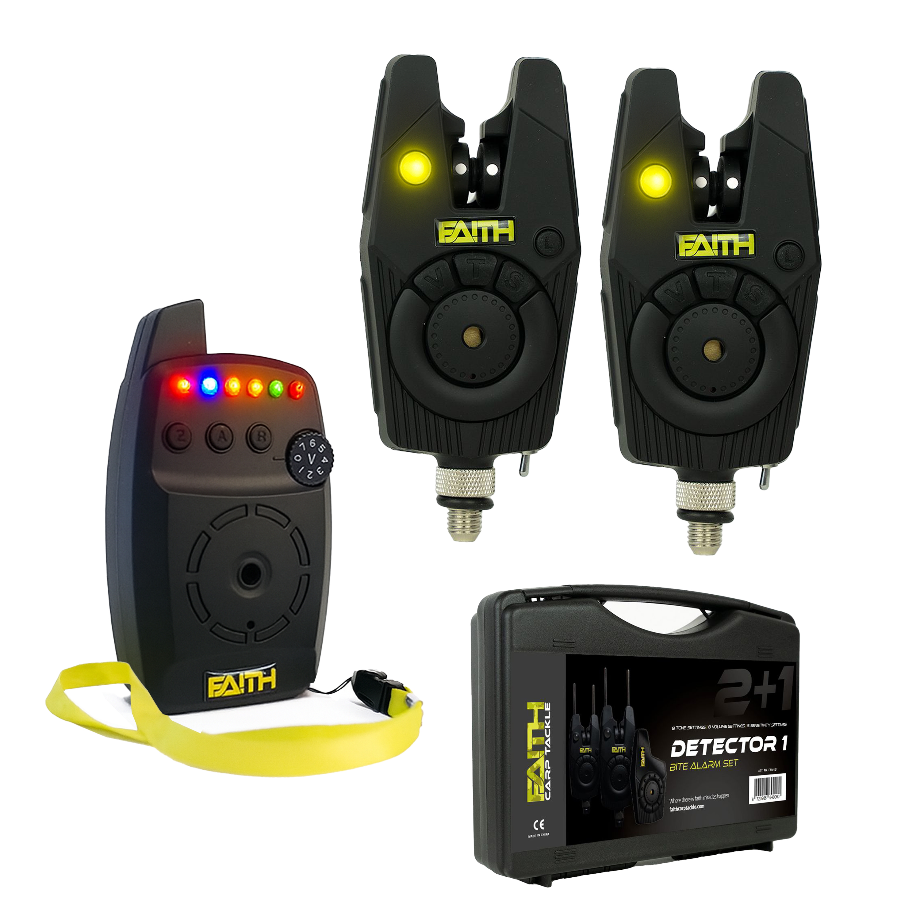 Faith Detector Beetmelder Set 2+1 | in Robuuste Koffer