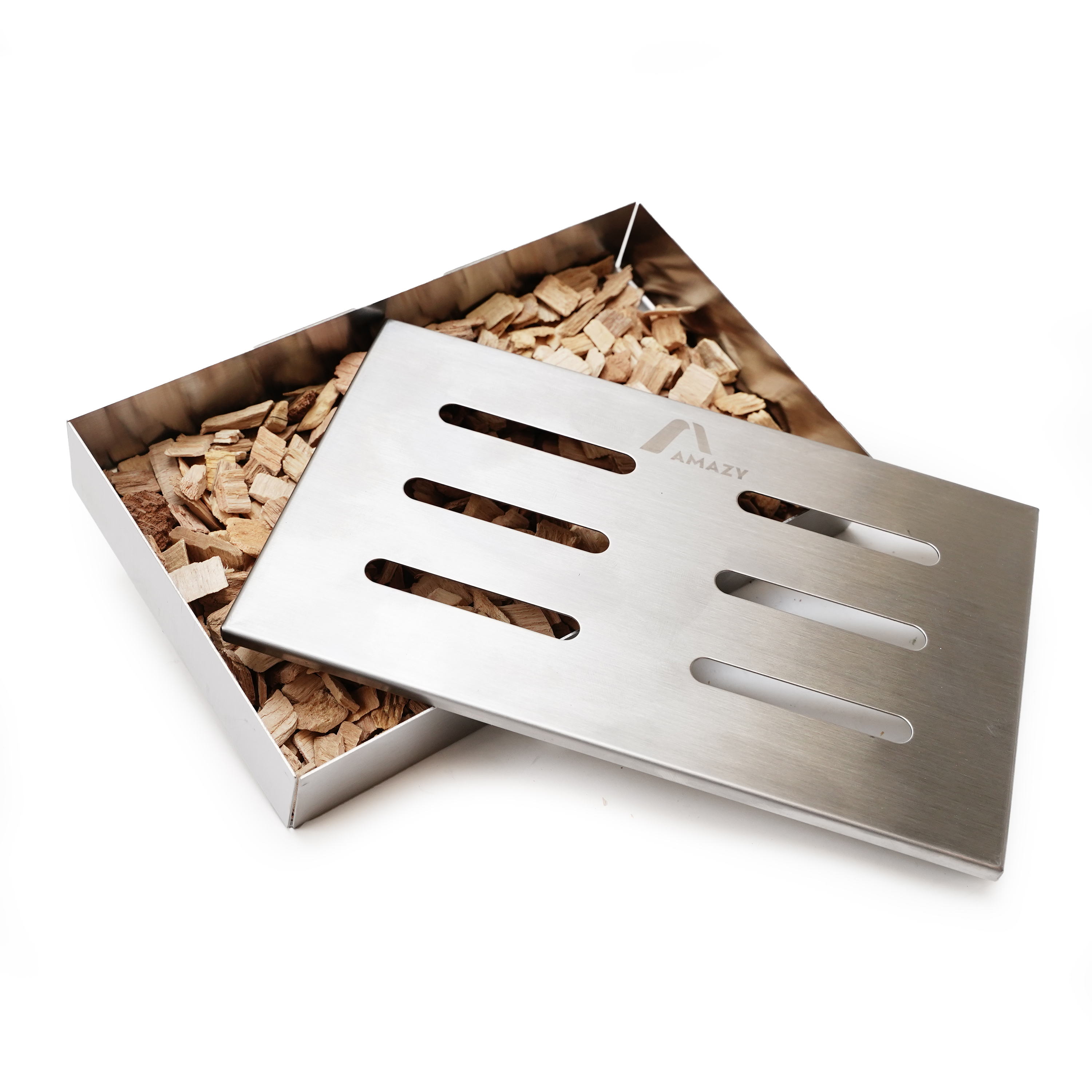 Eurocatch Rookhout Set met RVS Rookbox – Compleet met 3 x 4L Rookhout