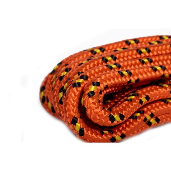 Traxis Polypropyleen Touw | Orange/Black | 10mm | 10m