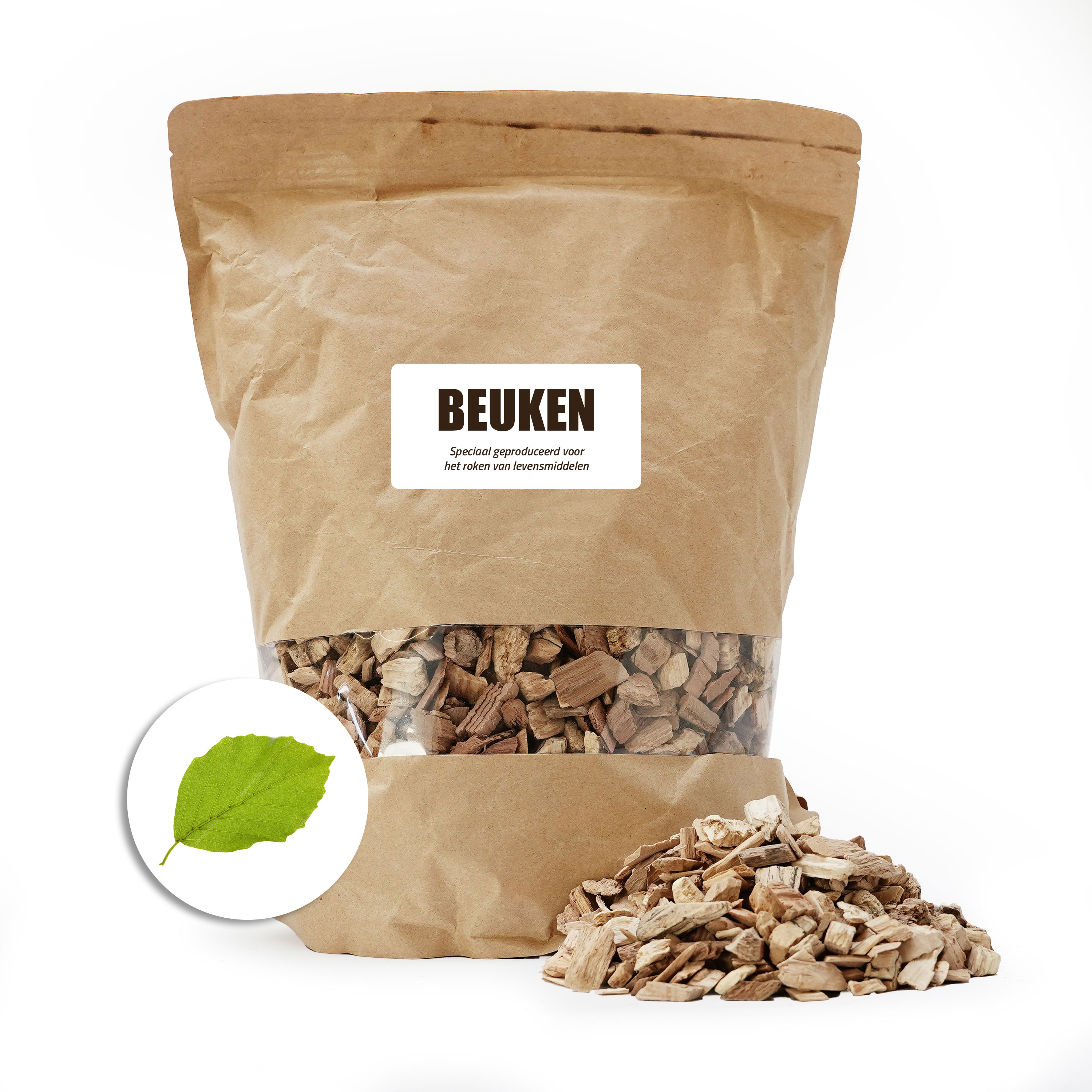 Eurocatch Rookhout - Beukenhout Snippers | 4 Ltr | 1Kg