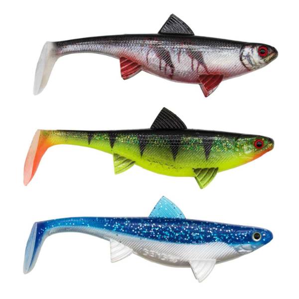 Senshu Real Fin Shad 12 | Mix Pack | 12cm | 13g | 3 Stuks