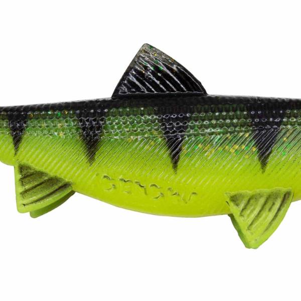 Senshu Real Fin Shad 12 | Shiny Tiger | 12cm | 13g | 3 Stuks