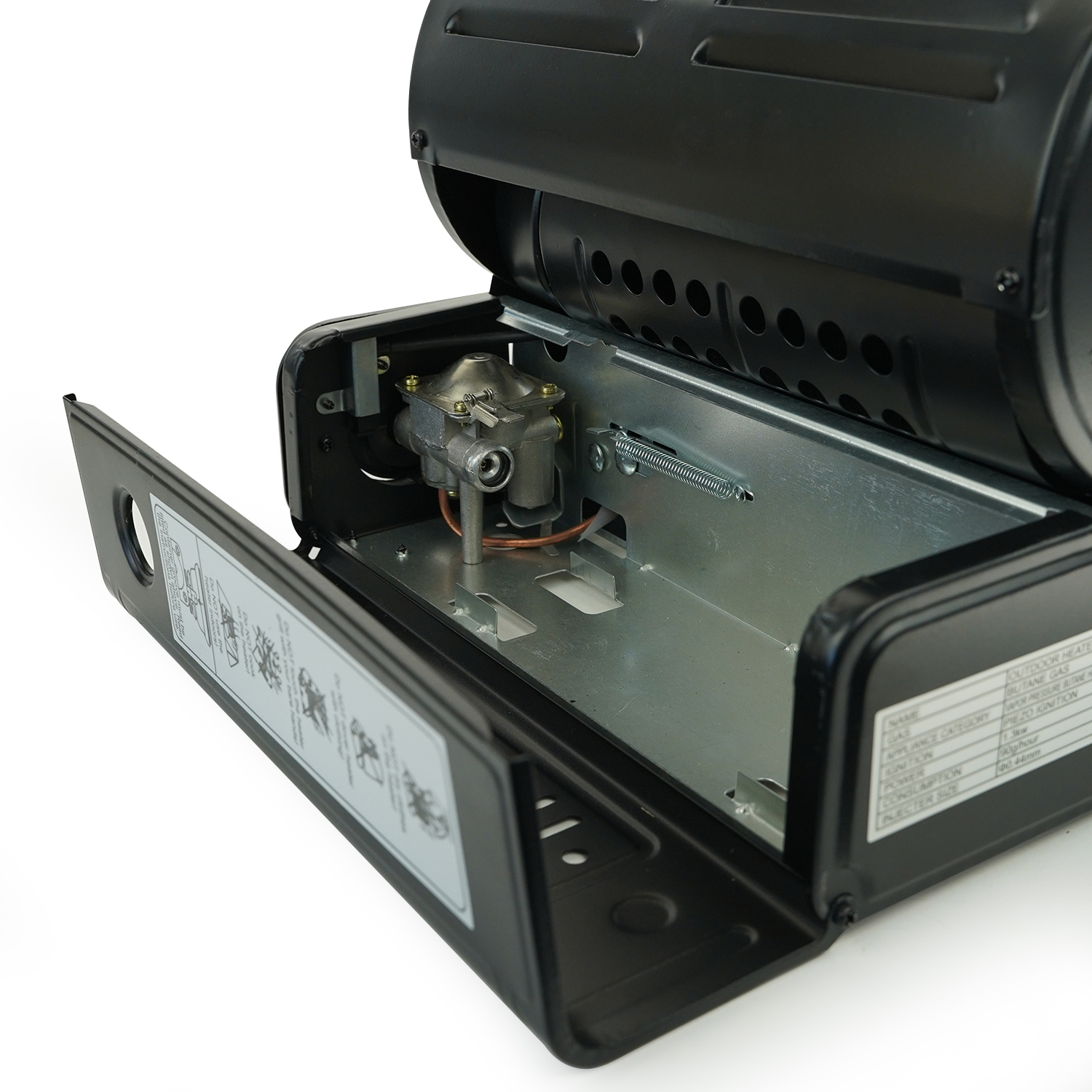 Eurocatch Gaskachel/Kooktoestel - Incl. 4 Gasbussen - Heater - Cooker - Kacheltje - Terrasverwarmer - Verstelbaar en Draagbaar