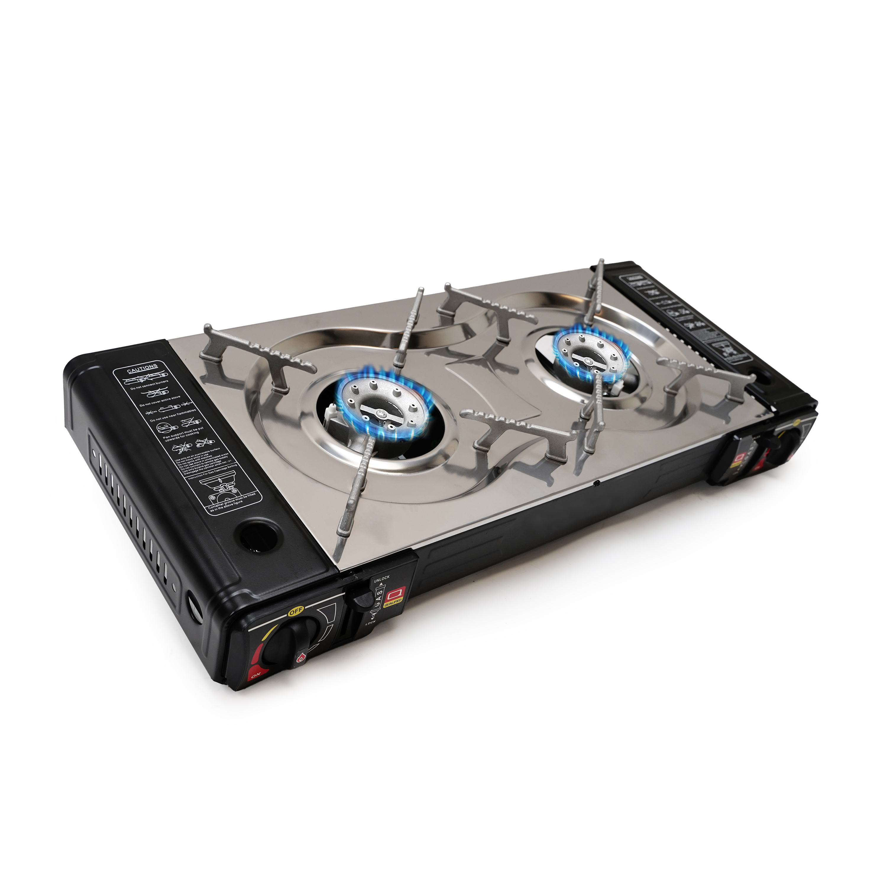 Eurocatch Dual Gas Stove 2 pits Kooktoestel op gas - 16 Gasbussen