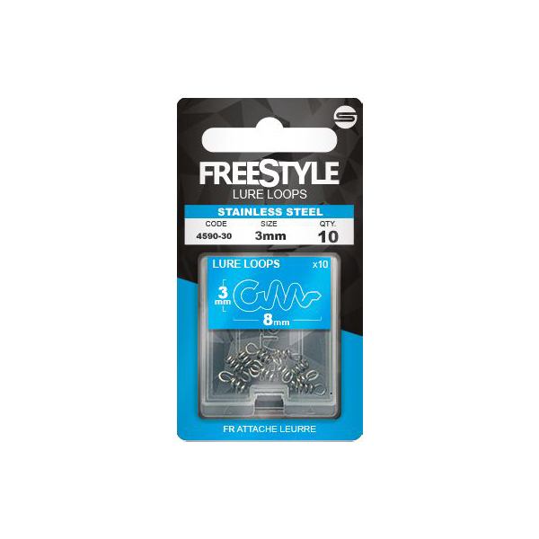 Spro Reload Stainless Lure Loop | 3mm | 10 Stuks