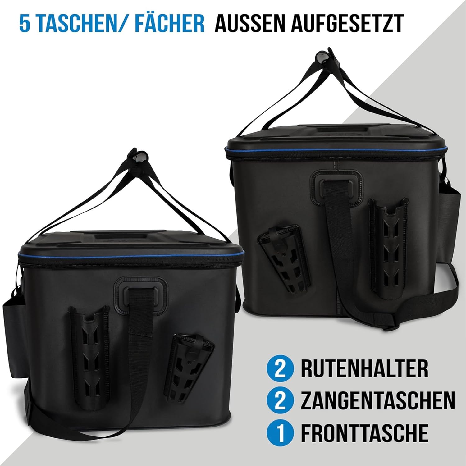 Pro Tackle Bakkan EVA Bag Set 5 Stuks - Tassen set