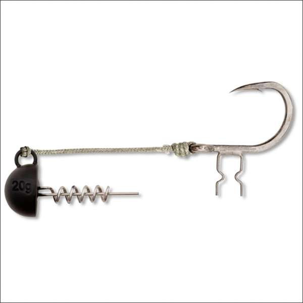 Black Cat Shad Claw Rig | Loodkop | 100kg | Haakmaat 6/0 | 20g