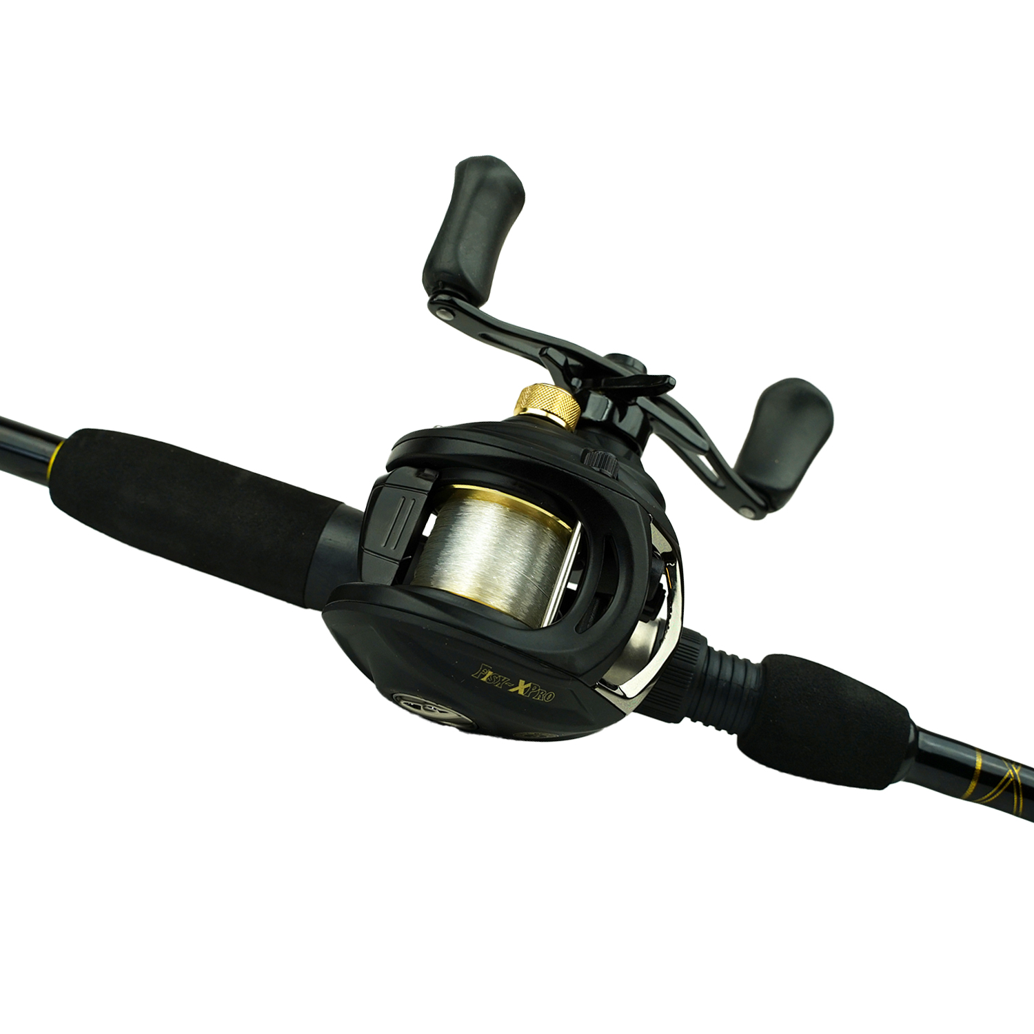 FISH-XPRO Baitcasting Combo - Roofvis Set - 1.95m - Hengelset 