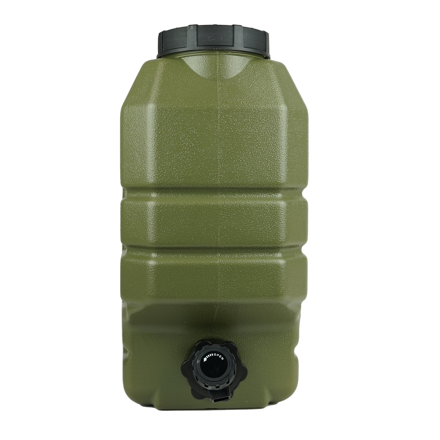 Faith  Jerrycan met Kraan 15L - Polyethyleen Groen - Voedsel-Veilig - Watertank