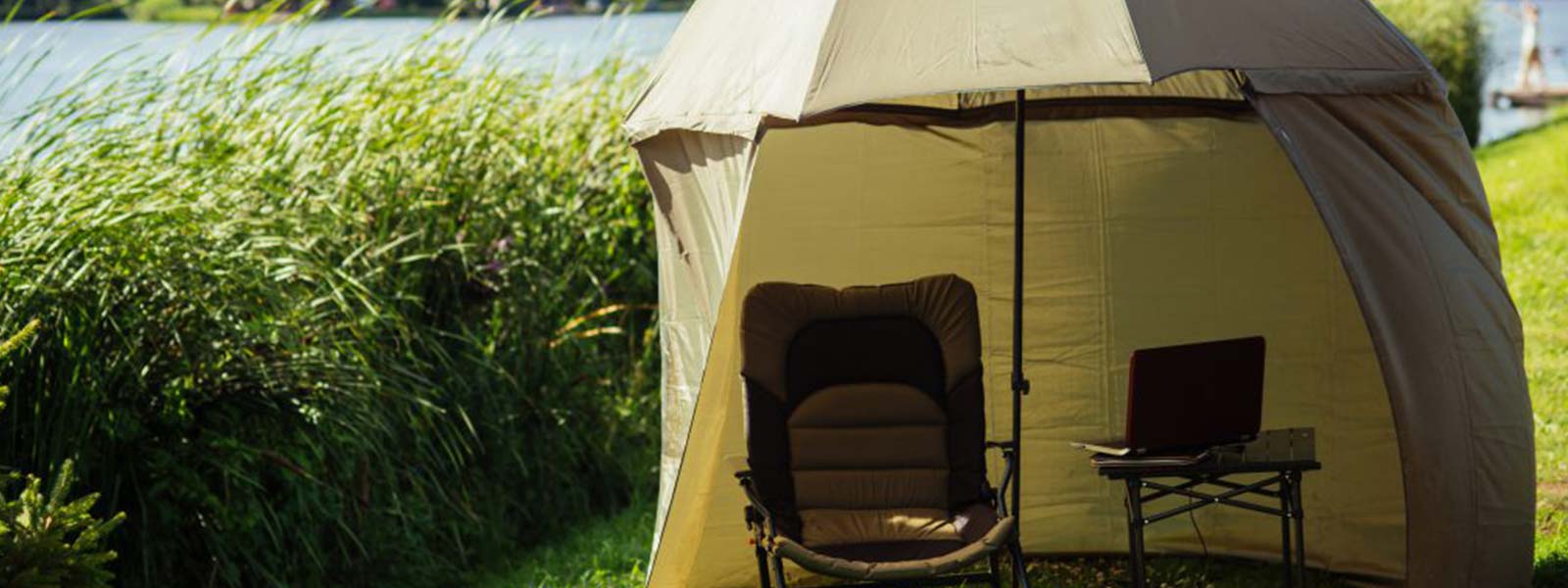 visparaplu waterkant