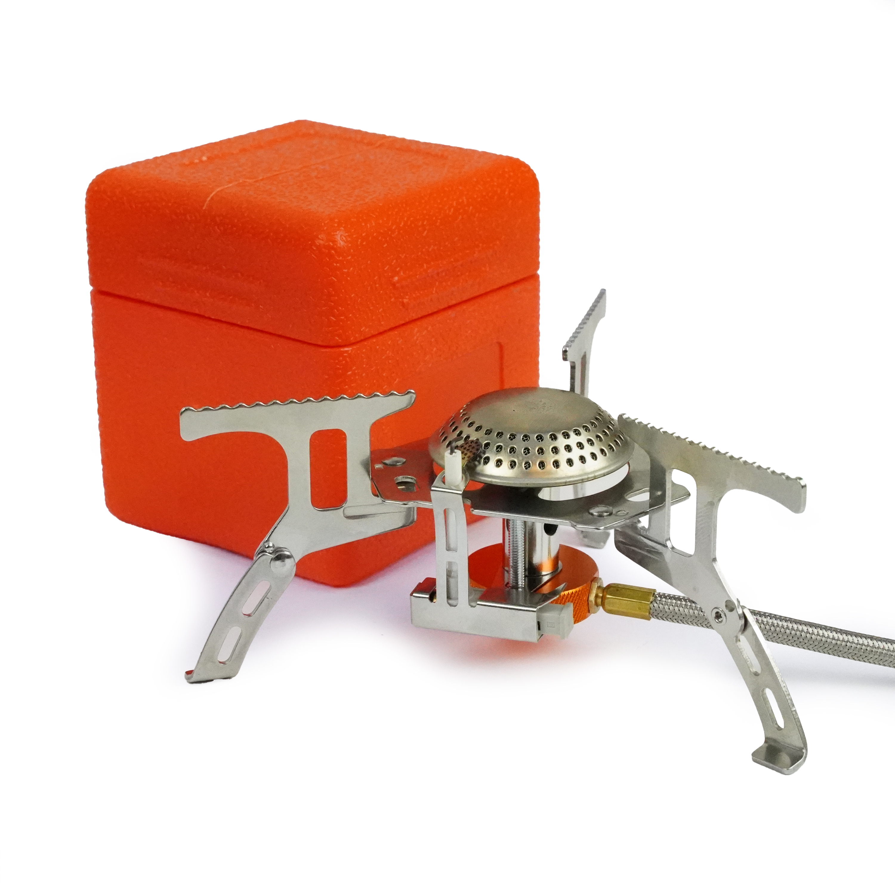 Eurocatch Foldable Gas Burner 2200W Incl Connector - Opvouwbaar Camping kooktoestel 
