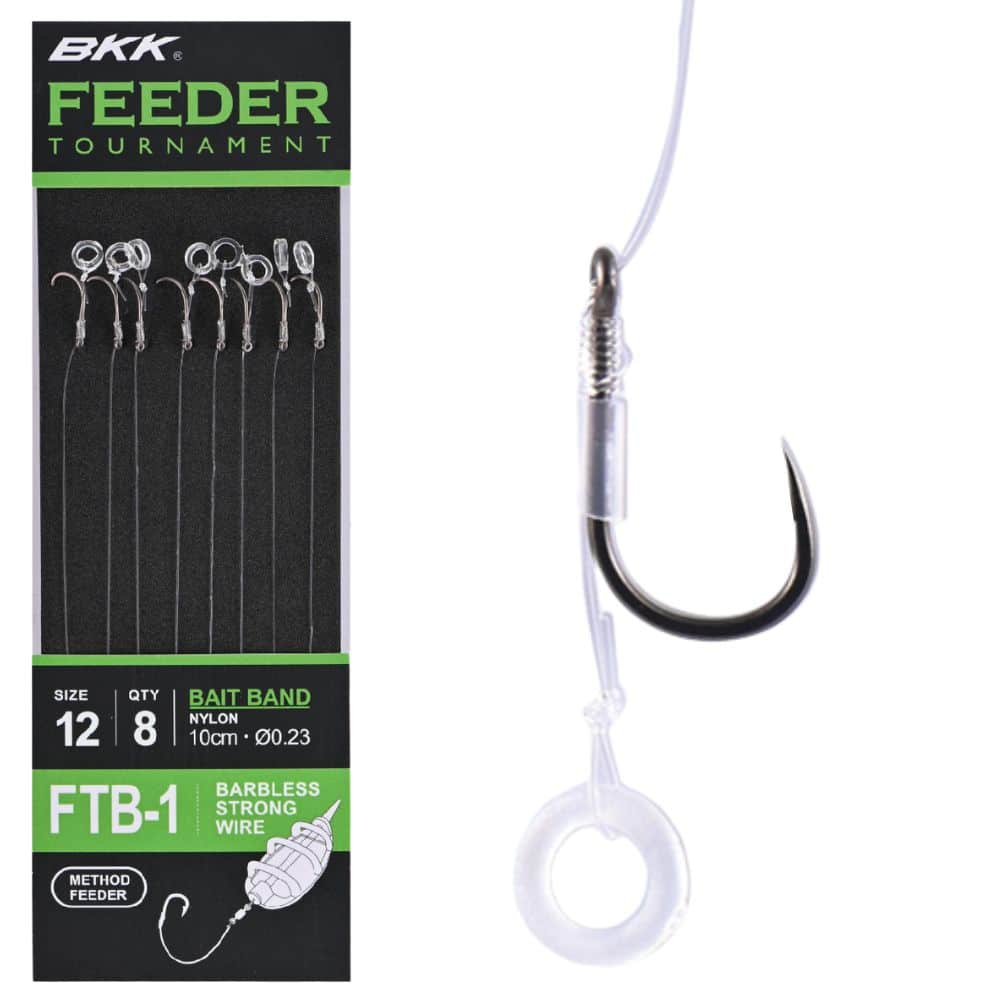 BKK Feeder Tournament - FTB-1 Bait Band Rigs - Size 16#