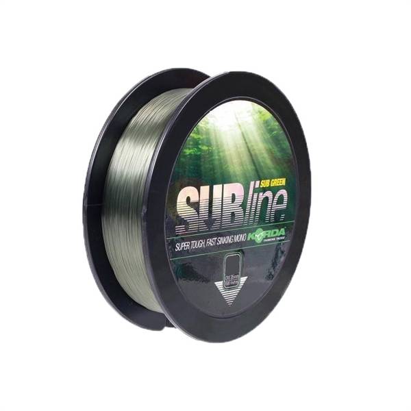 Korda Subline | Nylon Vislijn | Green | 20lb | 0.43mm | 1000m