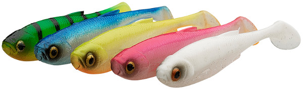 Savage Gear Craft Shad | Dark Water Mix | 8.8cm | 4.6g | 5 Stuks | Shad