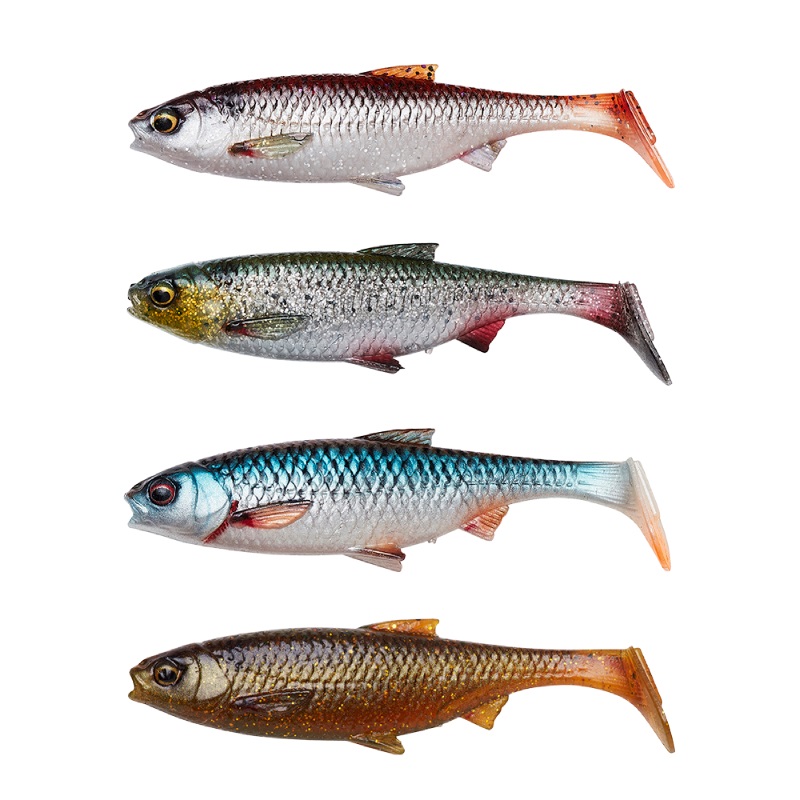 Savage Gear 3D River Roach | Clear Water Mix | 14cm | 28g  | 4 Stuks | Shad