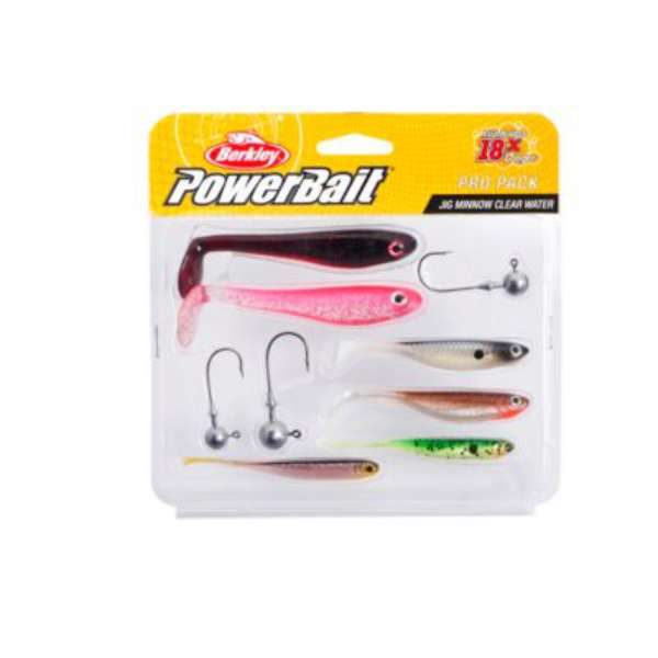 Berkley PowerBait Pro Pack | Jig Minnow | Clear Water | Kit