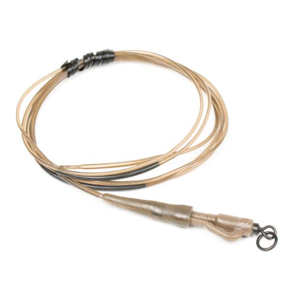 Korda Camouflage Leaders + Hybrid Leadclip | Clay Brown | 40lb