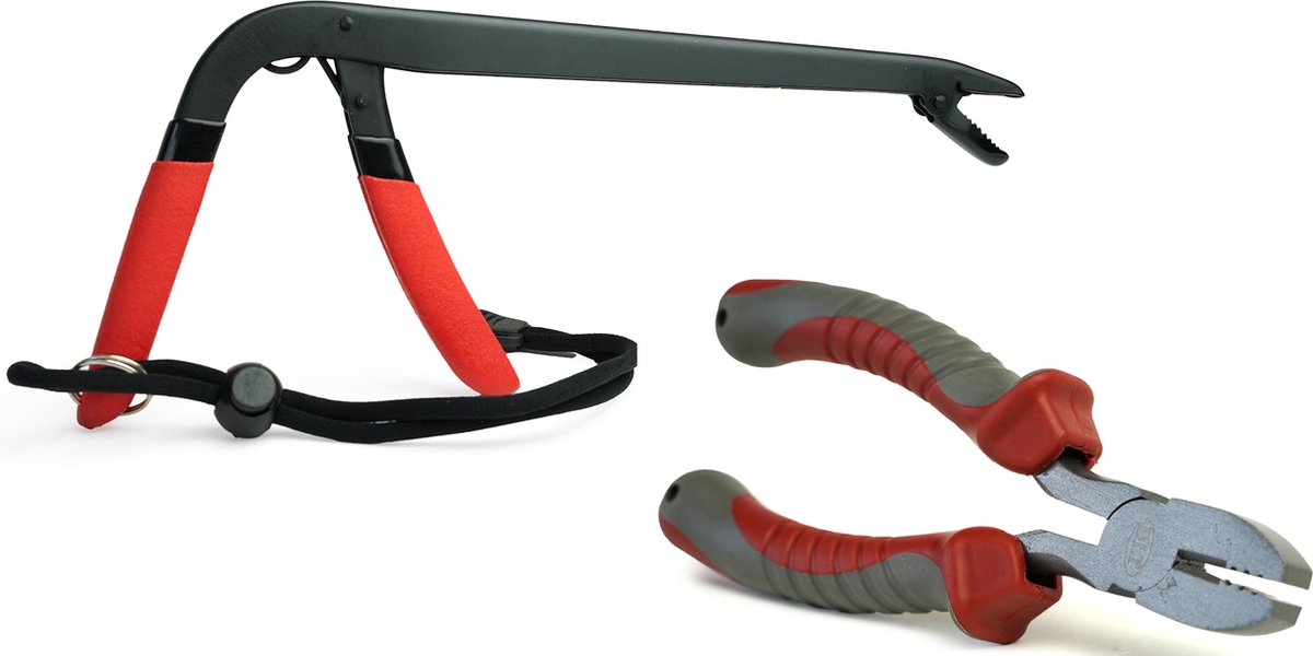 DLT Onthaaktangset 2-delig - High Carbon Hookout Tool - Crimping Plier Incl. Sleeves - Krimptang - Onthaaktang - Roofvistang - Carbon Staal