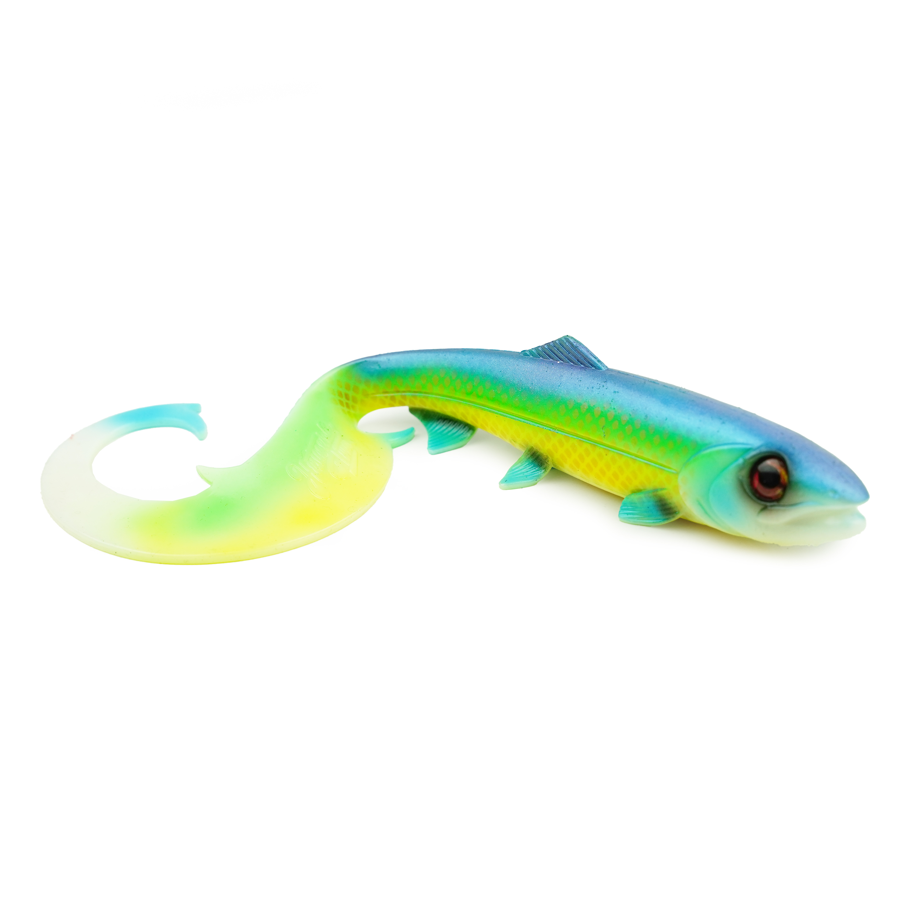 Hostagevalley Curlytail - Green Attack UV II - 24cm