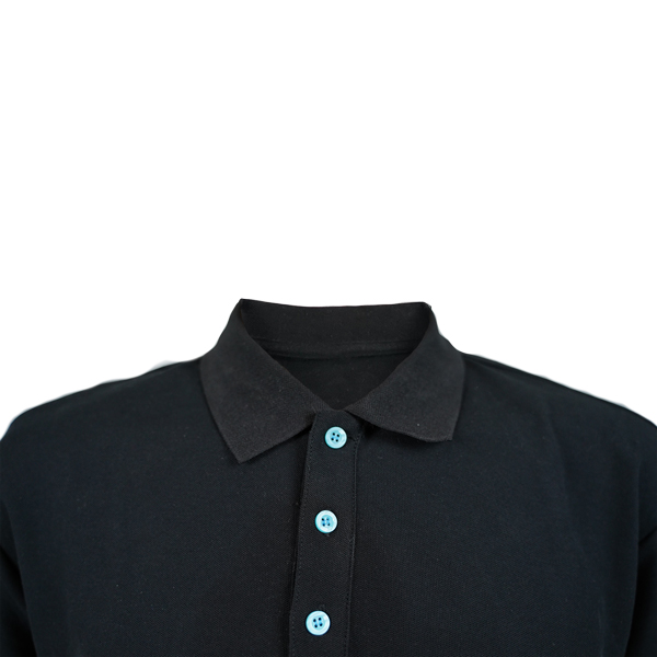 JVS Polo | Zwart/Blauw | Maat XL