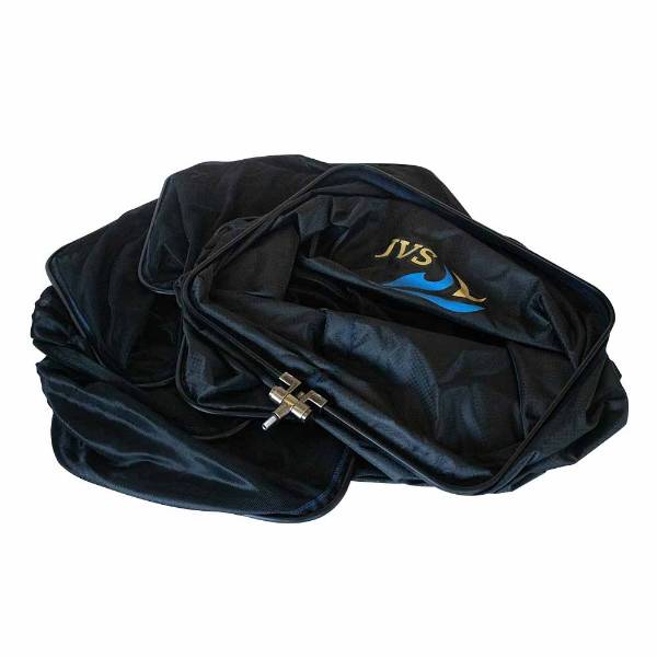 JVS Carp Commercial Keepnet | Leefnet | 2m Lang |  Afm. 50x50cm | Fijne maas | metalen knikstuk 