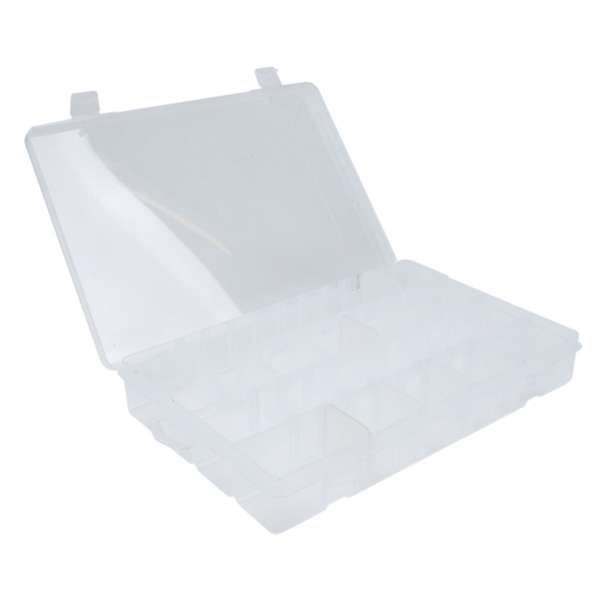 Eurocatch Tacklebox - Transparant - 27 x 19 x 4cm - Viskoffer - kunstaasdoos