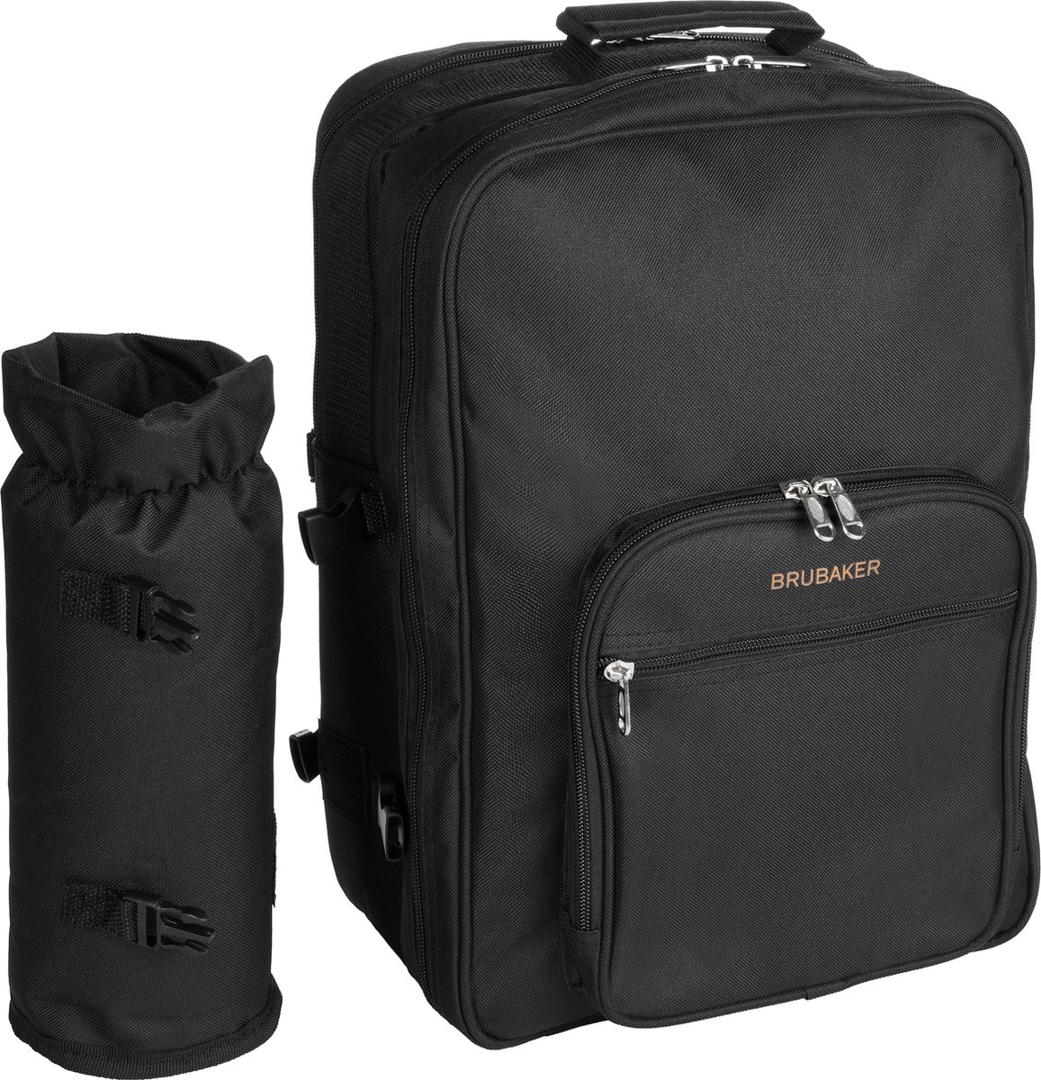 Brubaker | picknickrugzak | 4 personen | 28,5 x 42,5 x 19 |  31- Delen | Bruin | Picknickset 