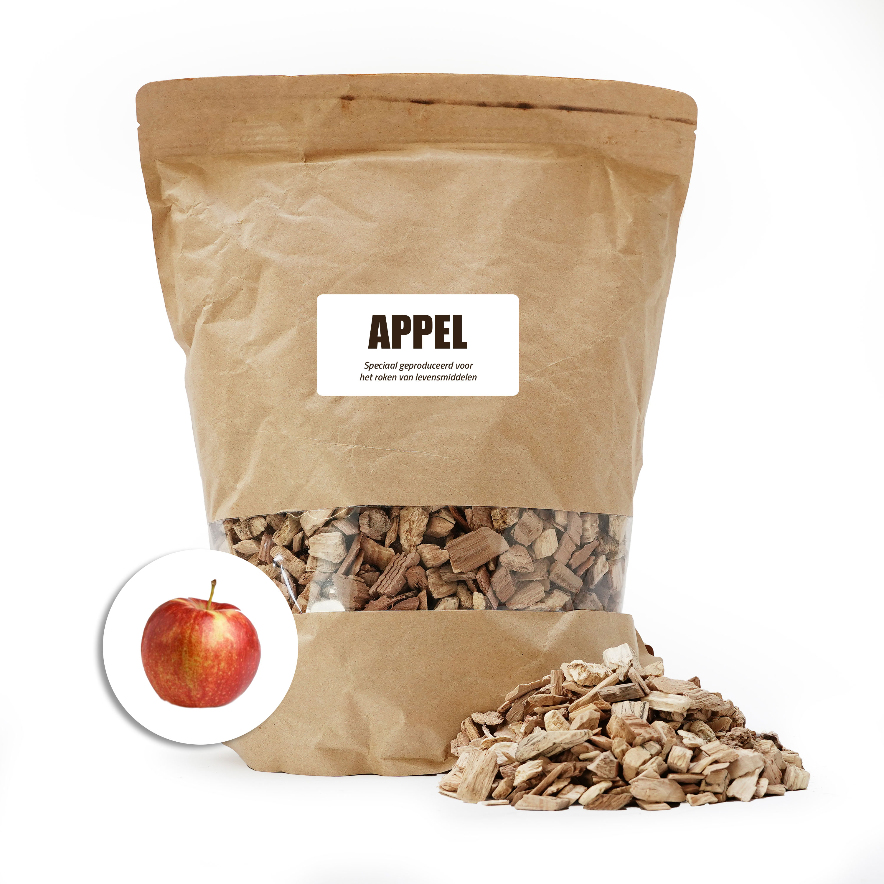 Rookhout | Appel Snippers | 4Ltr | 1Kg