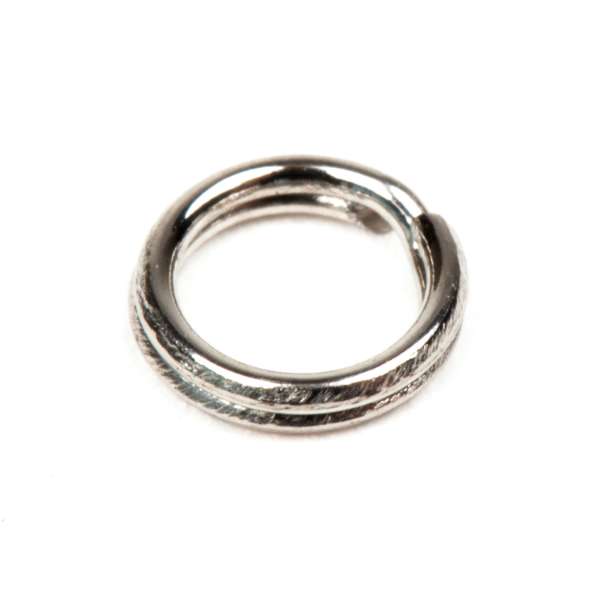 Midnight Moon Splitring Rond RVS | Maat 5.5 - 100Lbs - 10st