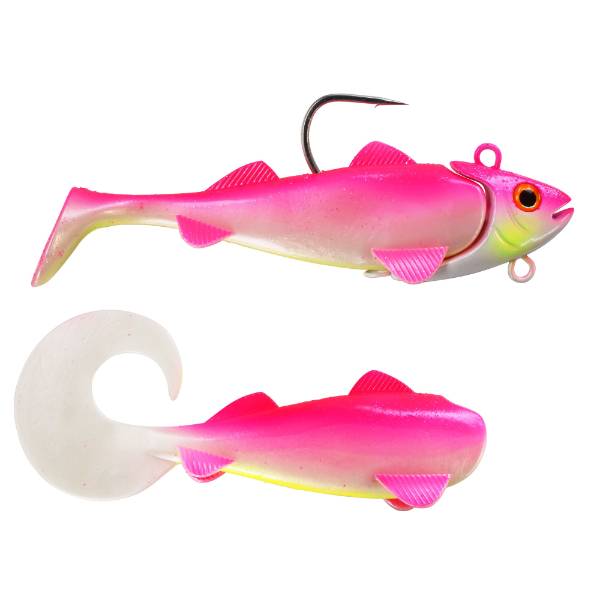 Team Deep Sea Gummifisch | Hightide Sea Shad  | UV Pink Princess | 300g
