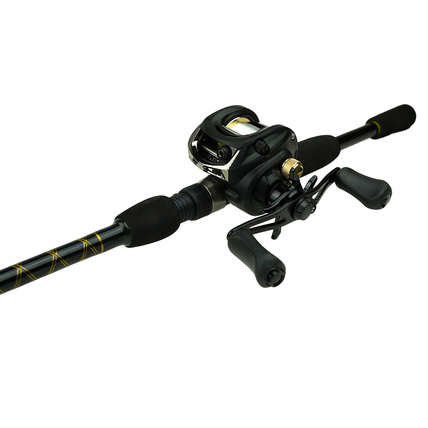 FISH-XPRO Baitcasting Combo - Roofvis Set - 1.95m - Hengelset 